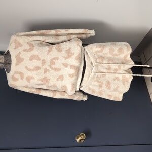 Chic Animal Print Lounge Set